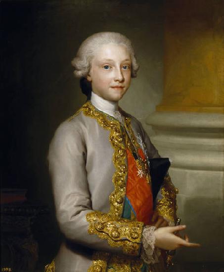 Anton Raphael Mengs Portrait of the Infante Gabriel of Spain
